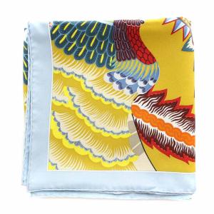 HERMES スカーフ カレ90 DUO COSMIQUE シルク マルチカラー