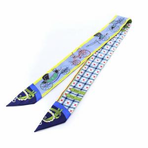 Les Voitures Nouvelles 馬車の変遷 ツイリー スカーフ マルチカラー