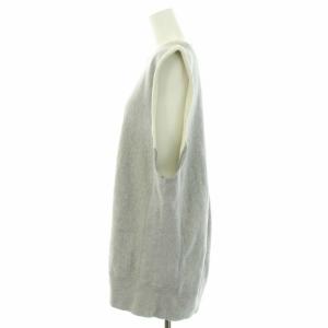 HYKE 20SS スリーブレススウェット SLEEVELESS SWEAT カットソー クルーネック ノースリーブ 1 S グレー