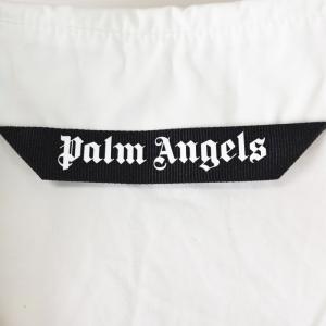 PALM ANGELS Miami Bowling Shirt ボーリングシャツ 開襟 半袖 プリント 46 白 ホワイト PMGA087S21FAB001