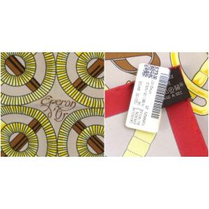 HERMES スカーフ カレ45 ガヴロッシュ GAVROCHE エプロンドール EPRON DOR 黄金の拍車 ハートアップリケ シルク