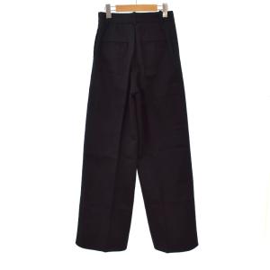 Deuxieme Classe 22SS elegance パンツ ワイドパンツ 無地 34 黒 ブラック 22030500703010