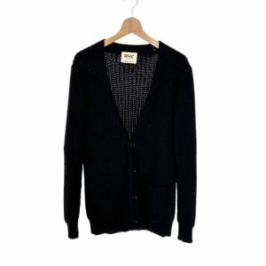 ロベルトコリーナ roberto collina ウールニットカーディガン S 黒 ブラック 2820800021-1322