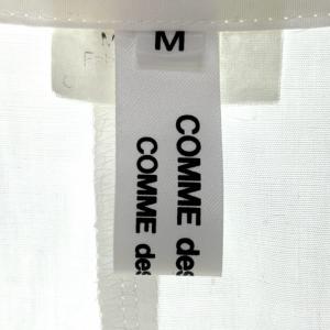 COMME des GARCONS COMME des GARCONS インサイドアウト スカラップワンピース リボン M 白 ホワイト