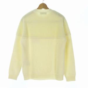 FENDI FFロゴ ニット ボア切り替え 48 白 FZX122 AM6D