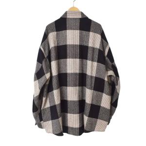N.HOOLYWOOD 2232-SH19-016 COMPILE BIG SHIRT チェック 40 ブラック