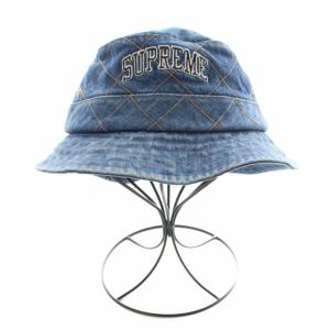 Supreme Diamond Stitch Crusher USA製 18FW バケットハット S/M ブルー