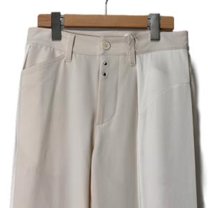 MM6 Maison Margiela 5ポケットスリムパンツ スリーブデザイン 5 pockets 38 S052-MM6 RTW AVP 38 ホワイト 白 S62LB0073