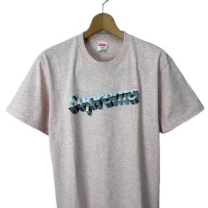 Supreme 20SS Chrome Logo Tee ロゴ Tシャツ M ピンク