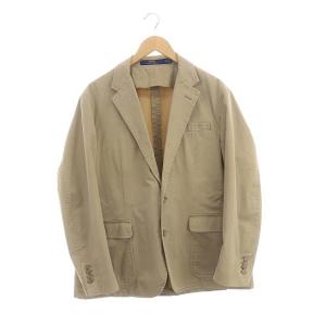 チノジャケット テーラード シングル サイドベント 2B 背抜き XL ベージュ