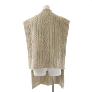 Martin Margiela 1 ケーブル ニットベスト S ライトグレージュ