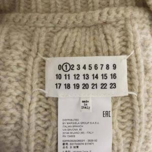 Martin Margiela 1 ケーブル ニットベスト S ライトグレージュ