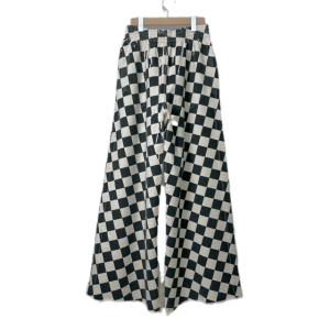MM6 Maison Margiela S62KB0107 ブロックチェック ワイドパンツ 