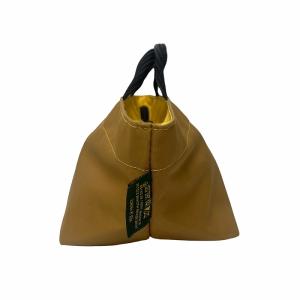 Hervé Chapelier 901N ナイロン 舟型トートバッグ ハンドバッグ S 茶 ブラウン