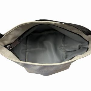 Hervé Chapelier ショルダーバッグ 1927N ナイロン 舟型 茶 ブラウン