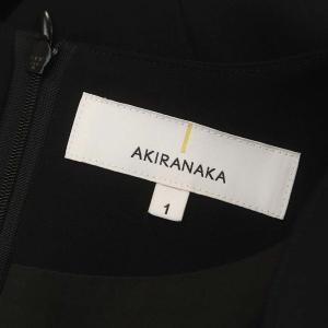 AKIRANAKA V-neck puff sleeves dress ドレス ワンピース ロング 五分袖 Vネック パフスリーブ