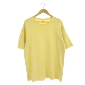 23SS French Terry Cut Off Tee トップス Tシャツ カットソー 半袖 M 黄色