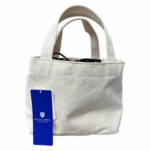 BLUE LABEL CRESTBRIDGE 巾着 ミニトートバッグ 鞄 ローラズカップケーキ LOLA’S CUP CAKE ベージュ キャンパス地