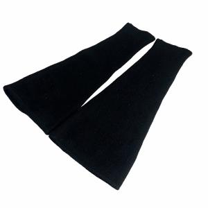 Deuxieme Classe カシミヤ ニット レッグウォーマー 黒 ブラック