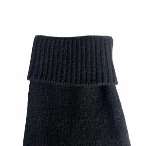 Deuxieme Classe カシミヤ ニット レッグウォーマー 黒 ブラック