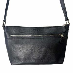 COACH レザー クロス ボディ ワン ショルダー バッグ ブラック 黒 F54796