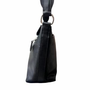 レザー クロス ボディ ワン ショルダー バッグ ブラック 黒 F54796  