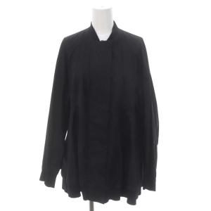 C/SI タイプライター オーバーフレアブルゾン ジップアップ シルク混 36 黒 ブラック