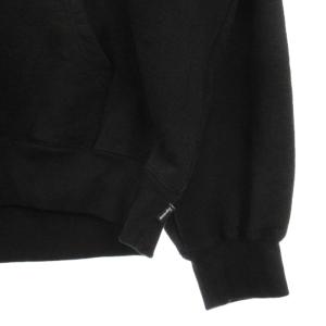 Supreme 23FW Collegiate patchwork leather hooded Sweatshirt