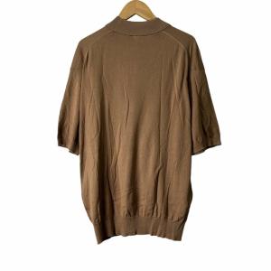 MARGARET HOWELL 半袖ニット サマーニット 茶 ブラウン