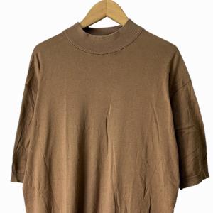 MARGARET HOWELL 半袖ニット サマーニット 茶 ブラウン