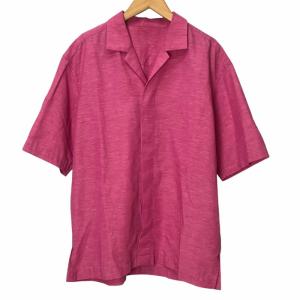 IM MEN 開襟シャツ 半袖 2 ピンク LA31FJ156