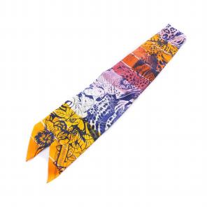 HERMES ツイリー JUNGLE LOVE RAINBOW スカーフ マルチカラー