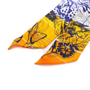 HERMES ツイリー JUNGLE LOVE RAINBOW スカーフ マルチカラー