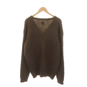 Needles MOHAIR CARDIGAN SOLID L ブラウン