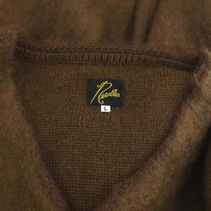 Needles MOHAIR CARDIGAN SOLID L ブラウン
