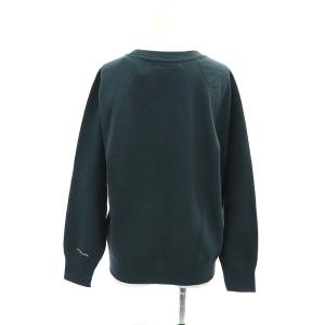 AMERICANA プリントスウェット トレーナー カットソー 長袖 M ダークグレー /MI OS