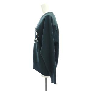 AMERICANA プリントスウェット トレーナー カットソー 長袖 M ダークグレー /MI OS