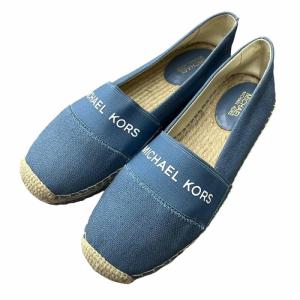 ウエッジソール スリッポン 6.5 青 ブルー