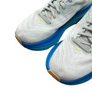 HOKA ONE ONE BONDI 8 ボンダイ ランニングシューズ 27.0cm 白 ホワイト 青 ブルー 1127893