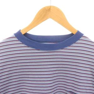 marka 23SS ORGANIC COTTON KNIT BORDER TEE L/S Tシャツ カットソー 長袖 ボーダー オーバーサイズ