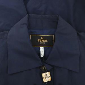 FENDI スプリングコート ヴィンテージ 42 ネイビー
