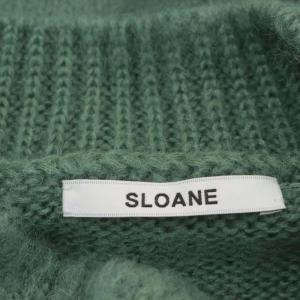 SLOANE 5G モヘアシャギー モックネック ニット セーター 長袖 1 ライトグリーン /HS OS