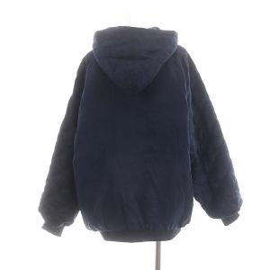 SEE BY CHLOE 23SS 中綿キルティングフーディジャケット 34 ネイビー