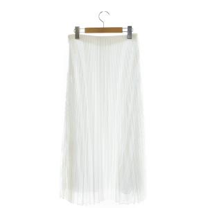 Theory 22SS Mod Lace Pleated Midi SK プリーツスカート ロング ミモレ 2 白 ホワイト