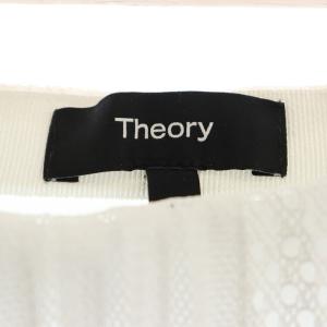 Theory 22SS Mod Lace Pleated Midi SK プリーツスカート ロング ミモレ 2 白 ホワイト