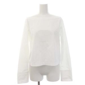 24SS Cotton Shirting Boat NK VOL SH ブラウス プルオーバー ボートネック