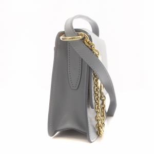 FURLA チューベローザ ミニ クロスボディ TUBEROSA MINI CROSSBODY ショルダーバッグ レザー 花柄 ロゴ 青