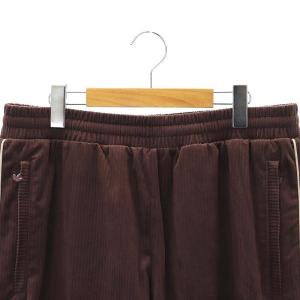 adidas コーデュロイパンツ ストレート イージー XL 茶 ブラウン /HK OS SH