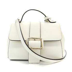 23SS スクエアバックルバッグ ハンド ショルダー 2way 白 ホワイト /MF OS SH
