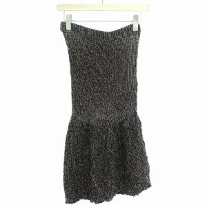 GEMINI 23SS 2WAYシャーリングチェックスカート ロング ナイロン F 茶 ブラウン 白 ホワイト